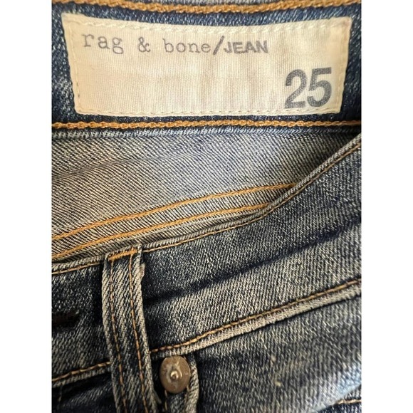 Rag and Bone Surf Medium Wash Denim Skinny Jeans Size 25 - Picture 4 of 5